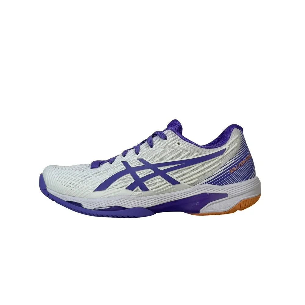 Asics Solution Speed FF 2 Tennis Shoes‎ Womens 9 White Amethyst 1042A136-104